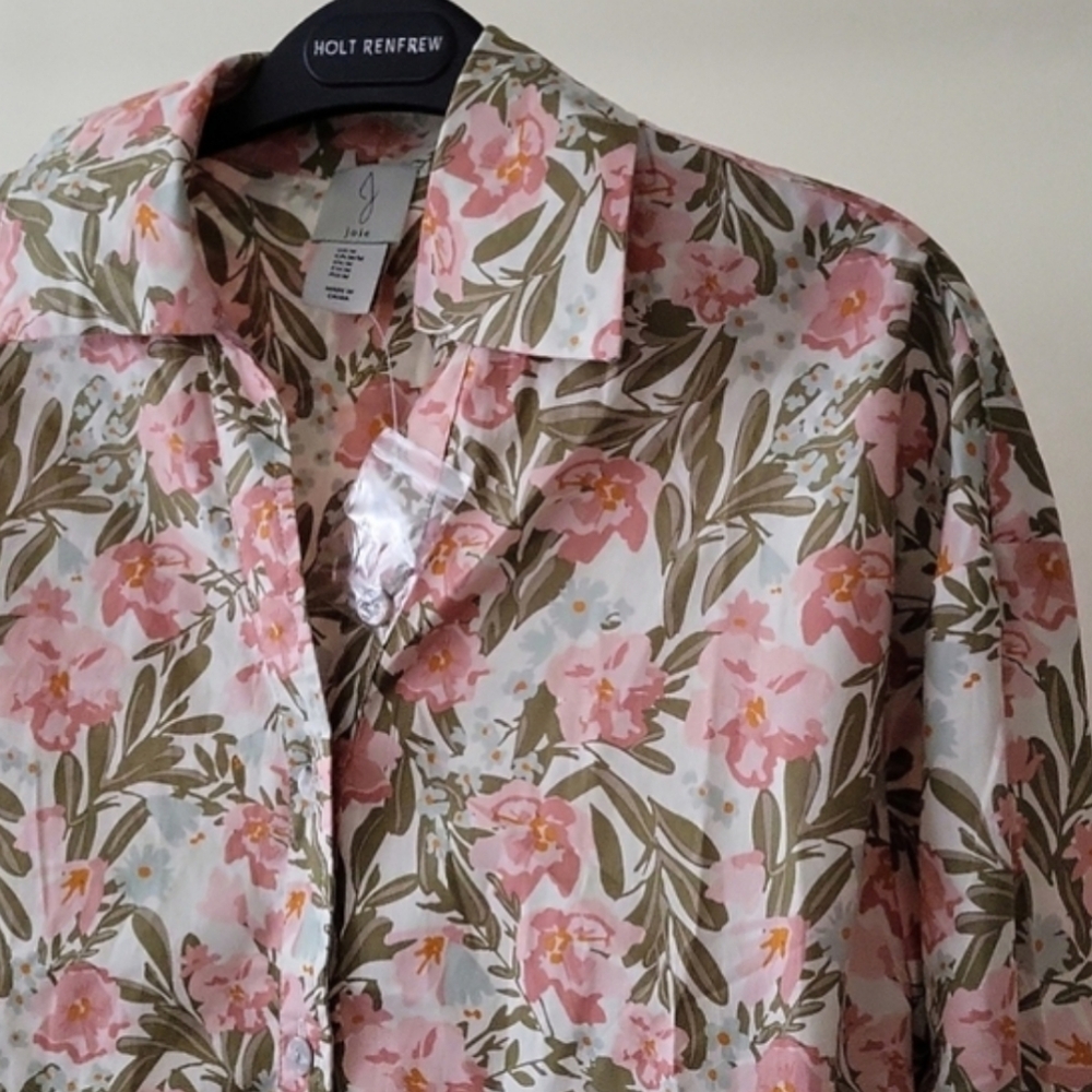 Joie Floral Button-Up Shirt